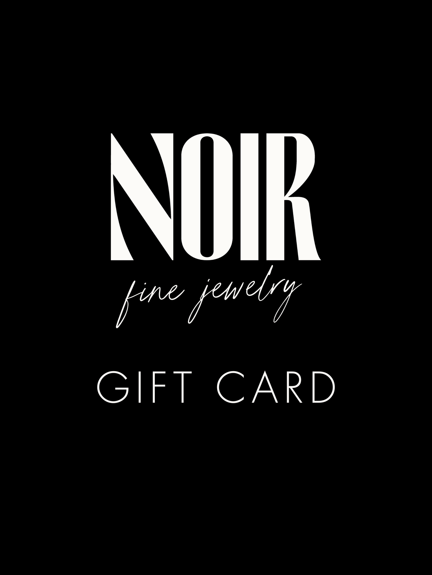 NOIR GIFT CARD