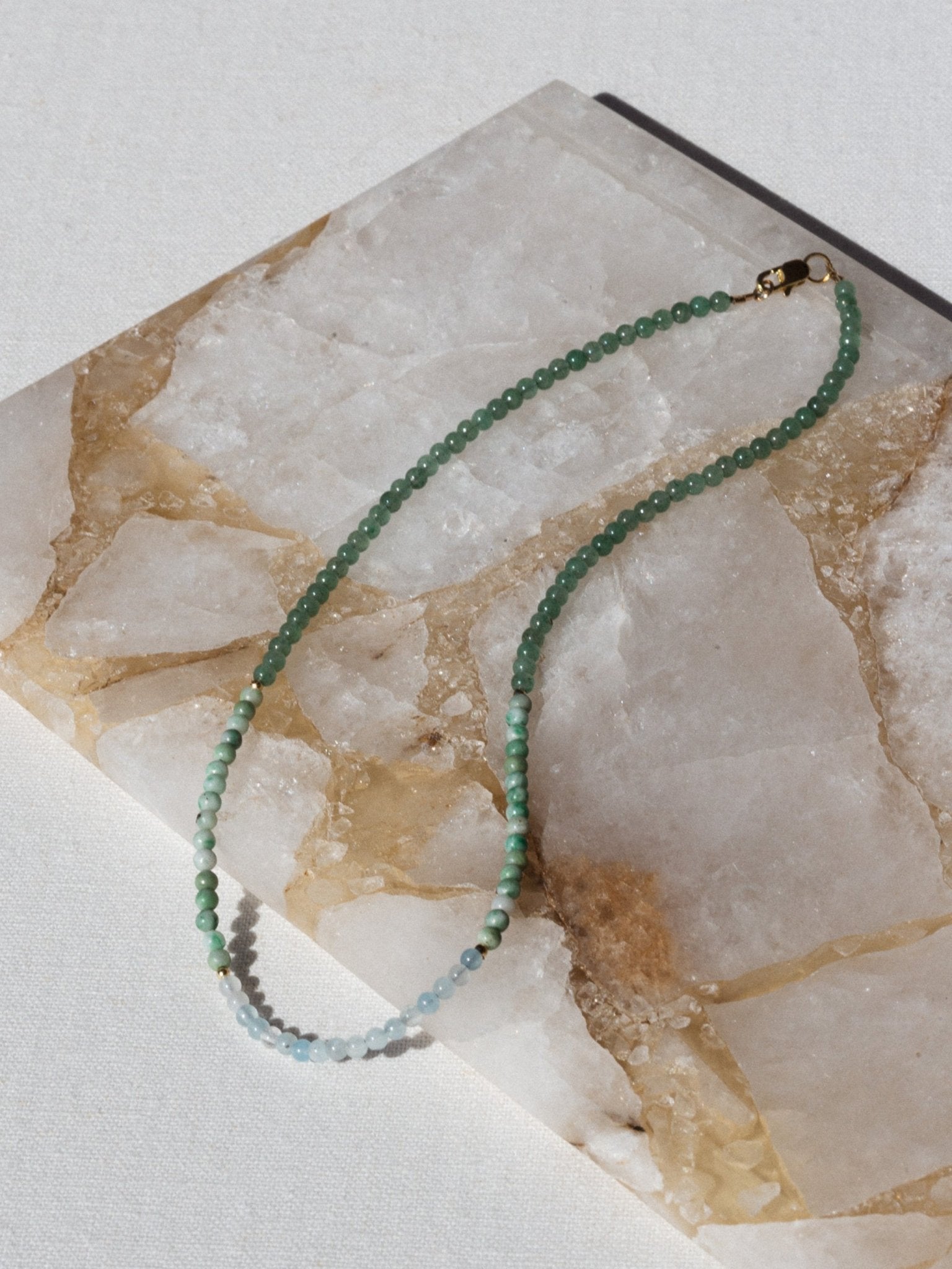 Le Bord De Mer Gemstone Necklace - Noir Fine Jewelry