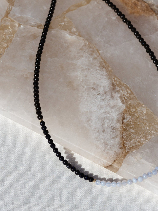 Le Minuit Gemstone Necklace - Noir Fine Jewelry